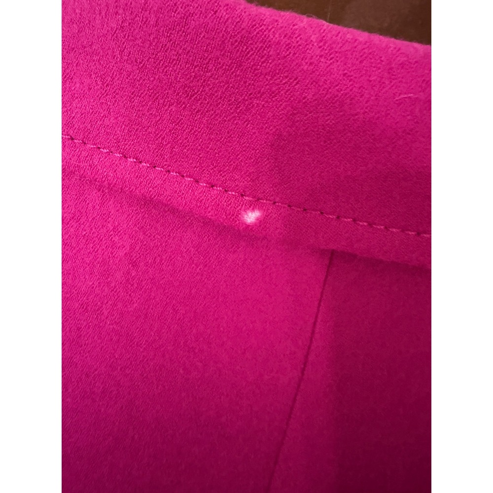 Talbots Womens Blazer Jacket Pink Wool Blend Single Button Size 14 FLAW NWOT - Picture 6 of 6